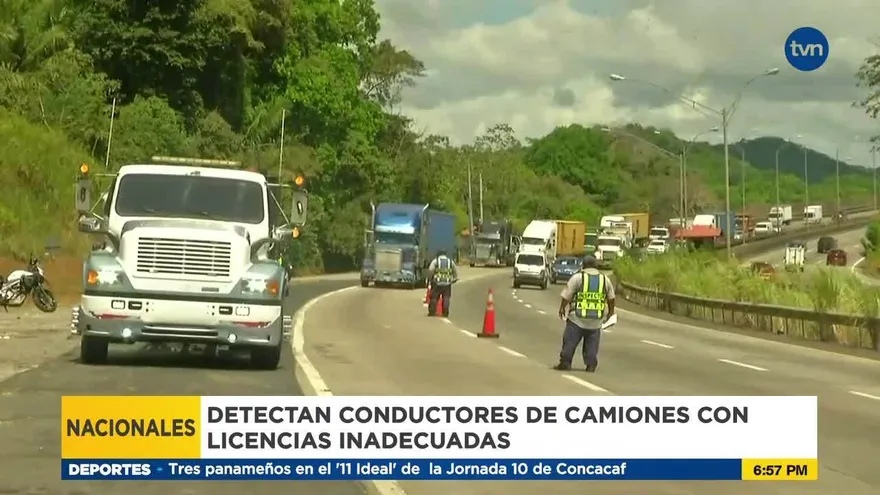 Detectan irregularidades en conductores de camiones en Vía Centenario
