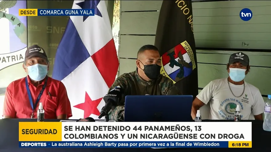 Decomisan toneladas de drogas en Guna Yala