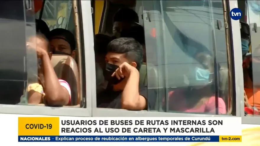 Pantalla facial no está siendo usada en rutas internas