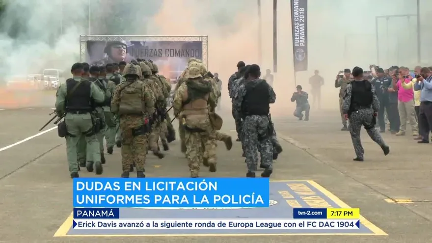 Cuestionan compra de uniformes en la Policía Nacional