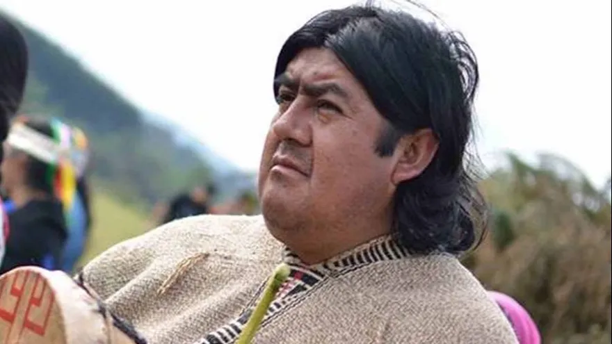 El líder mapuche Jorge Huenchullán