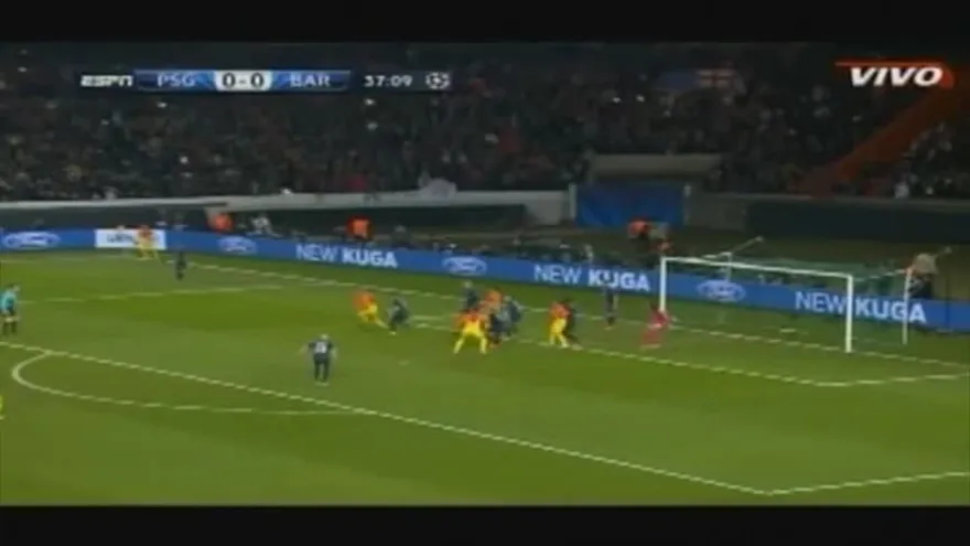 PSG 0-1 Barcelona-Messi min. 38