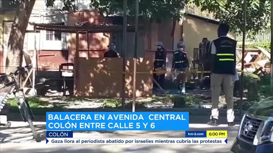 Hombre resulta herido de varios disparos en Colón
