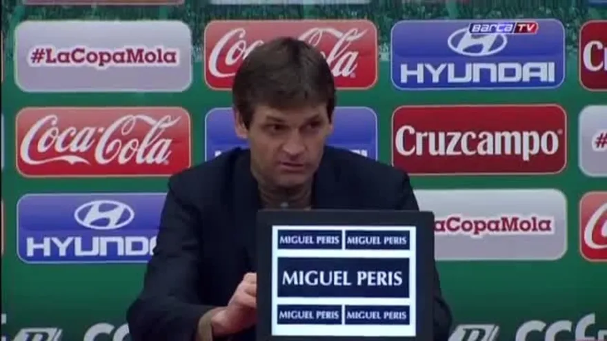 Vilanova: "Es una buena ventaja pero quedan 90 minutos"