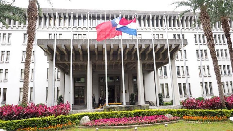 Fachada del Ministerio de Relaciones Exteriores de Taiwán en Taipei, Taiwán