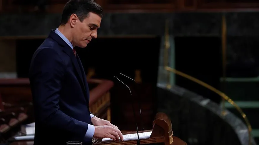 El presidente del Gobierno, Pedro Sánchez