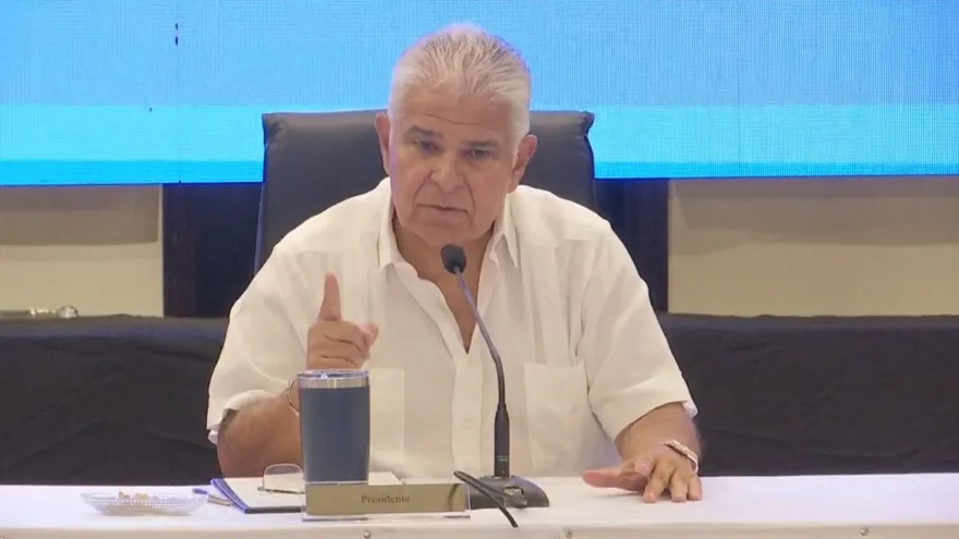 José Raúl Mulino, presidente de la República.