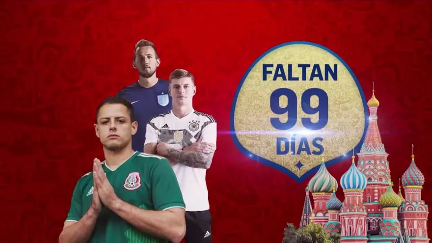 99 Días para el mundial de Rusia 2018