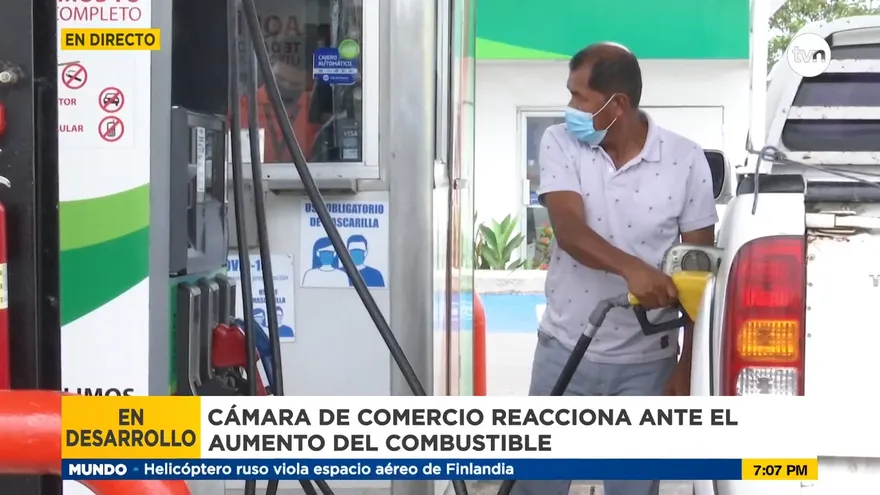 Cámara de Comercio reaccionan ante aumento de combustibles