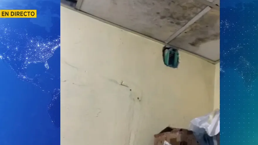 Goteras en cuarto de urgencias del hospital de La Palma