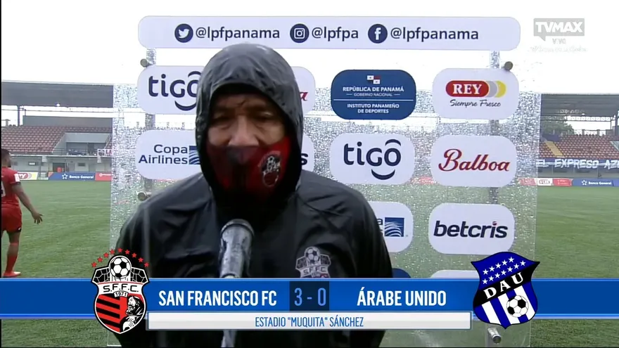 Gonzalo Soto, técnico del San Francisco hace un balance del triunfo sobre el Árabe Unido