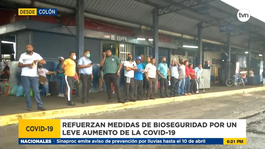 Refuerzan medidas de seguridad ante leve aumento de covid en Colón