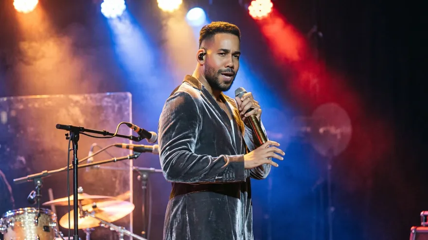 El cantante Romeo Santos, llamado el "El Rey de la Bachata".