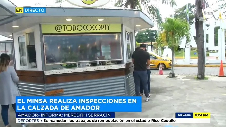 Minsa inspecciona locales en la Calzada de Amador