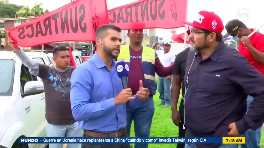 Suntracs reacciona a incidente que detuvo caravana humanitaria