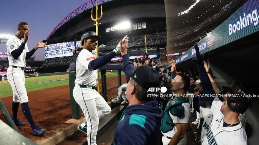 Jorge Polanco de los Marineros de Seattle