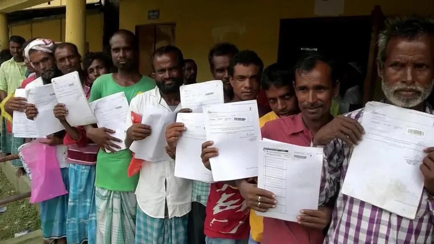 Un censo amenaza la legalidad de 4 millones de personas en la India