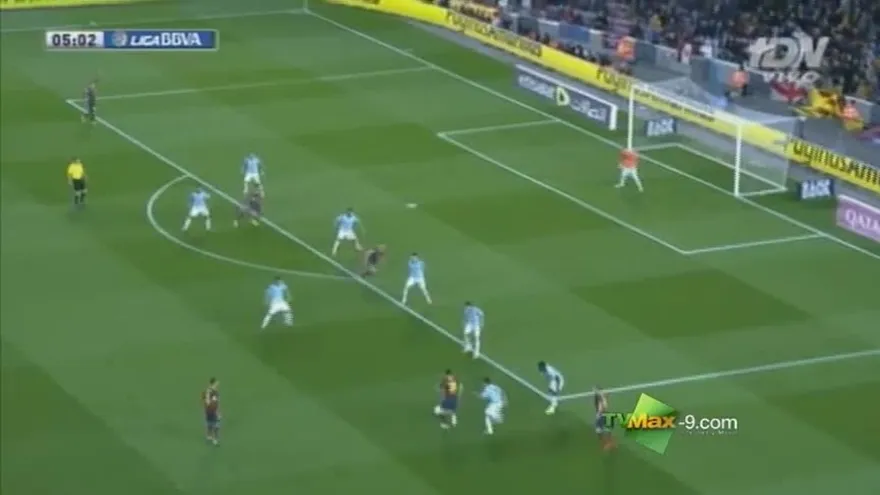 Gol de Neymar Barcelona 1-0 Celta, min 5