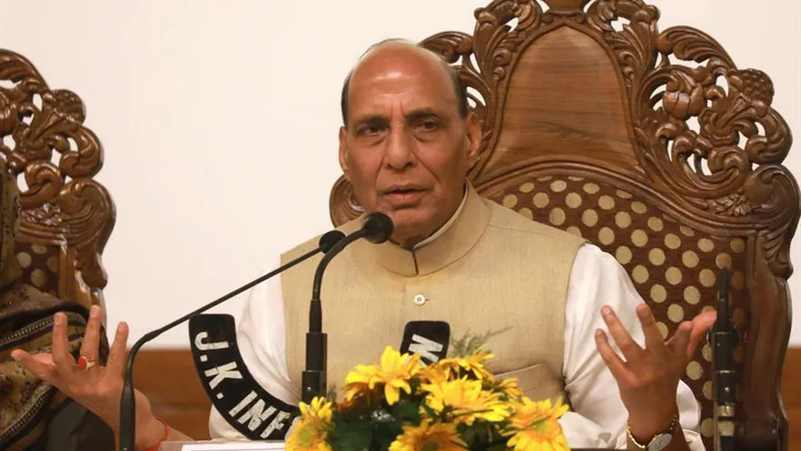 El ministro de Defensa indio, Rajnath Singh
