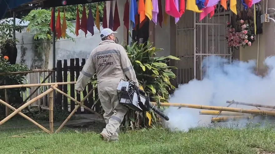 Personal de control de vectores del Ministerio de Salud (Minsa).