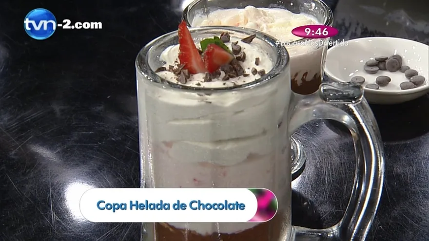 Receta - Copa helada de chocolate