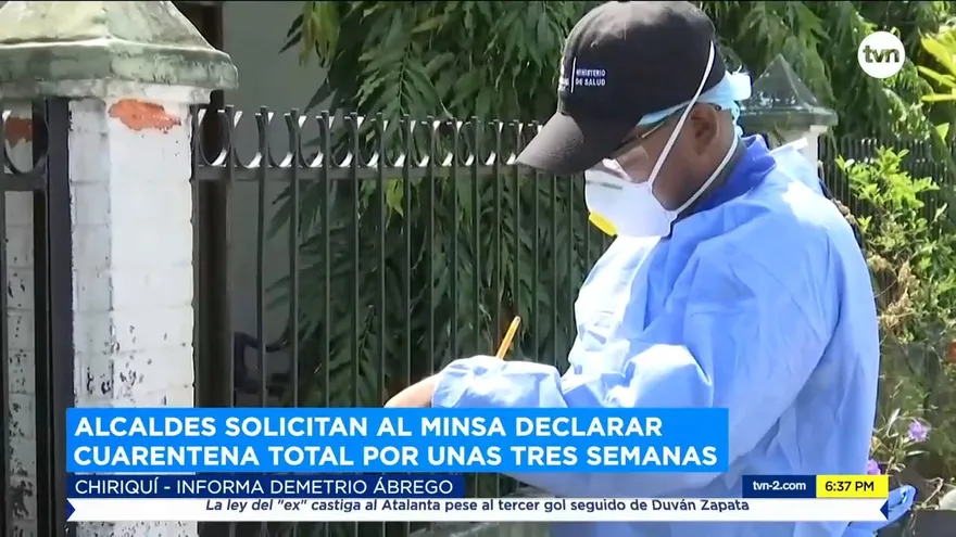 Alcaldes en Chiriquí piden cuarentena total