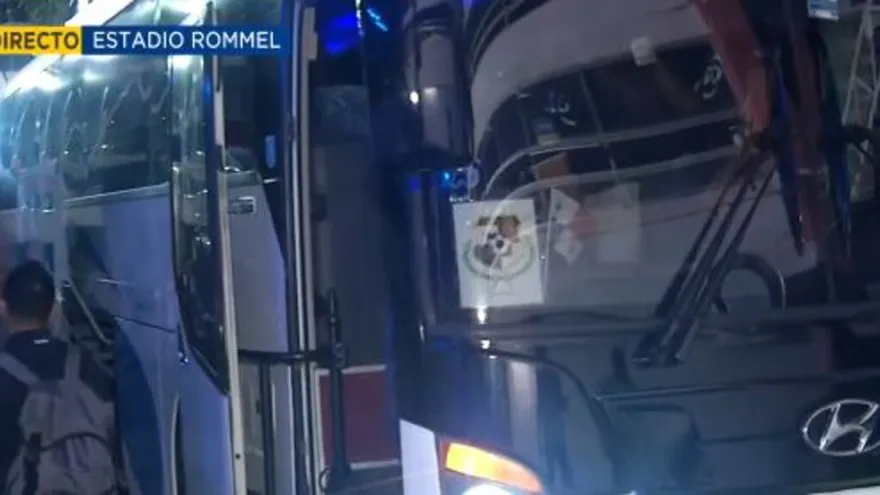 Así llegó la selección de Panamá al estadio Rommel Fernández Gutiérrez