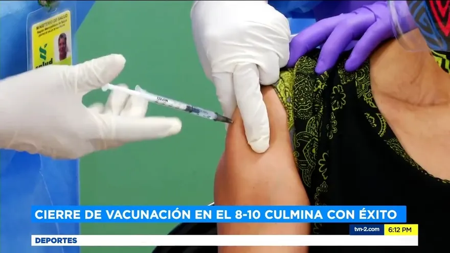 Con balance positivo culminación vacunación en el circuito 8-10