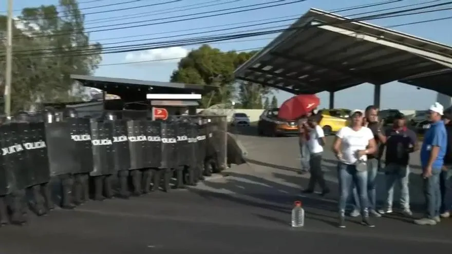 Protesta en La Chorrera.