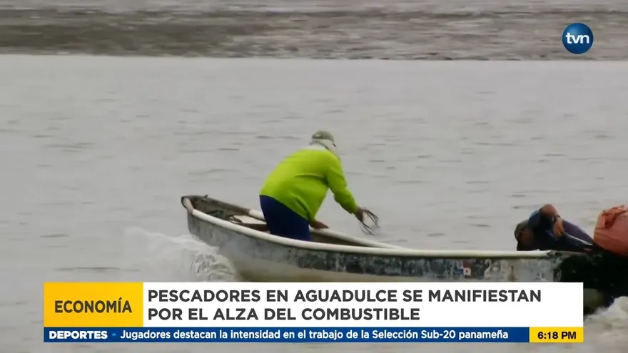 Pescadores en Aguadulce se pronuncian por alza del combustibles