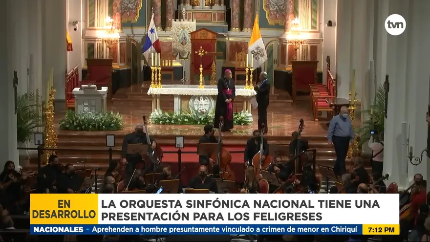 Orquesta Sinfónica Nacional se presenta en la Catedral Metropolitana