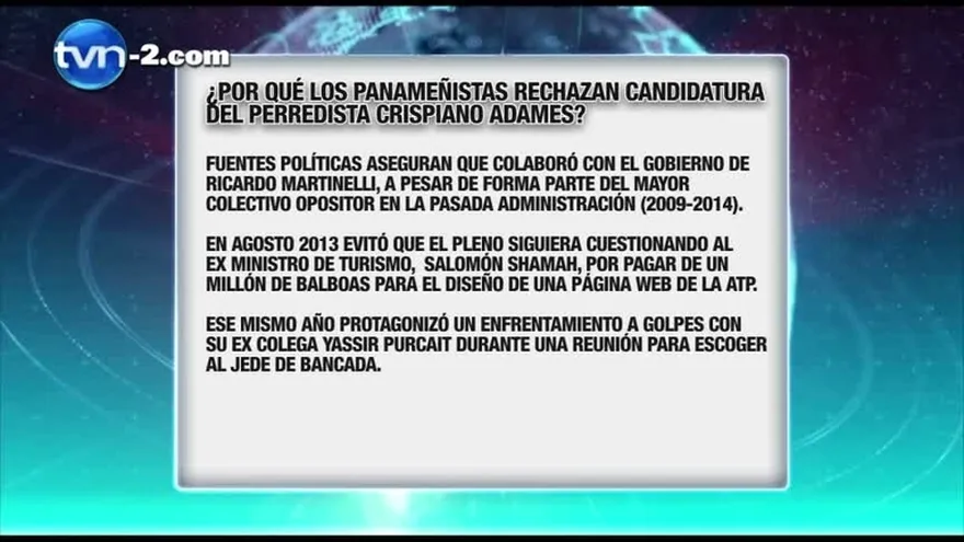 ¿Por qué los Panameñistas no quieren a Crispiano Adames?