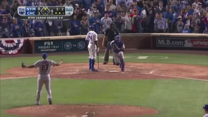 Los Mets clasificaron a Serie Mundial, barrieron a Los Cachorros