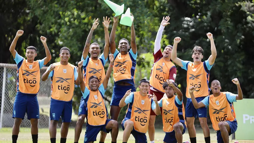 Jugadores de la Selección Sub-20 de Panamá