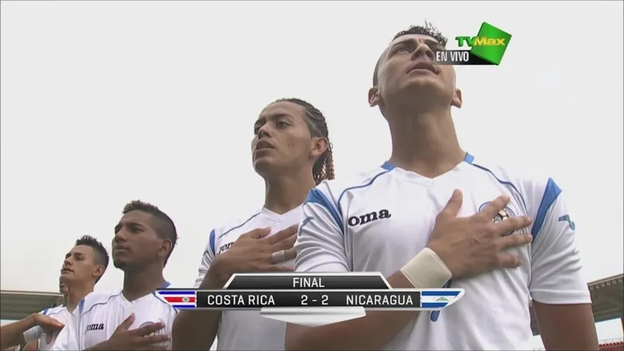Sub-23: Nicaragua le empató a Costa Rica 2-2