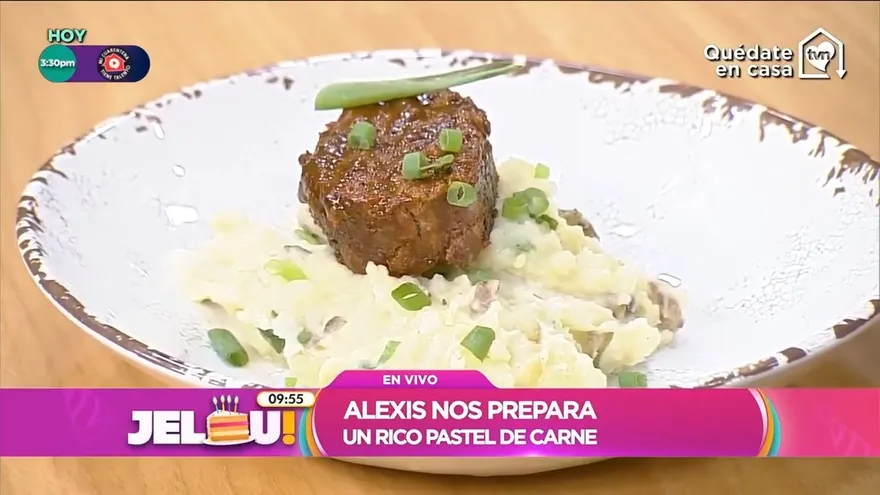 Alexis nos prepara un rico pastel de carne