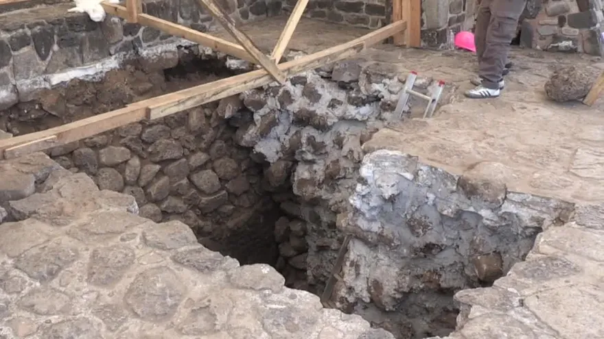 Descubren un templo tras el terremoto en México