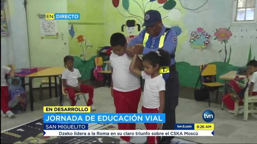 Realizan jornada de educación vial en San Miguelito