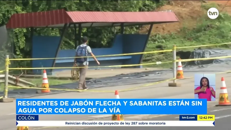 Daño en vía Boyd-Roosevelt provoca falta de agua en Colón