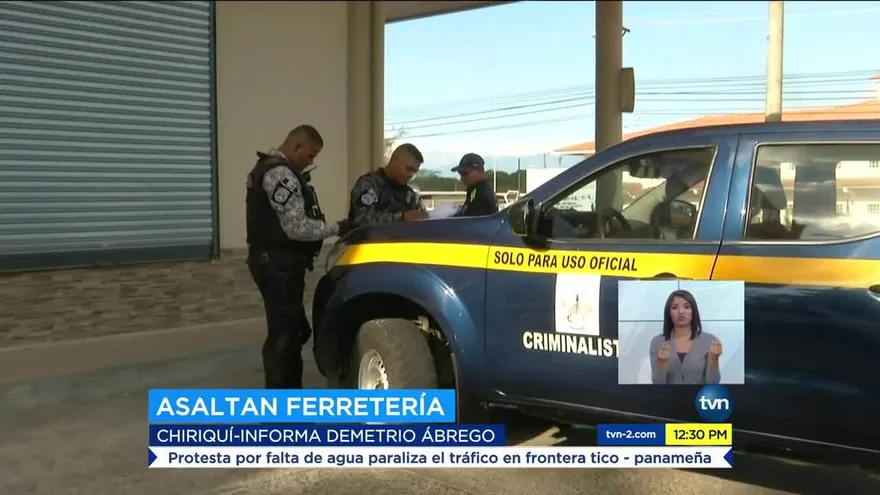 Roban en comercio de Chiriquí