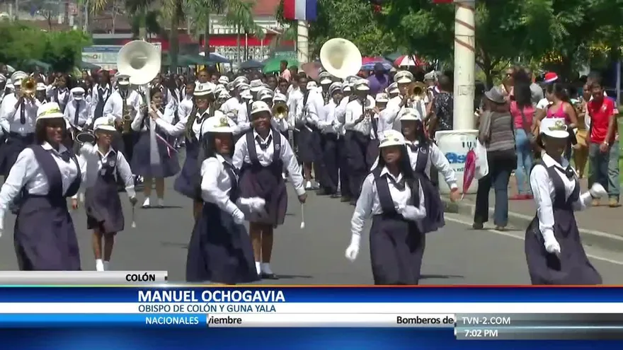 Colón rinde honor a la patria