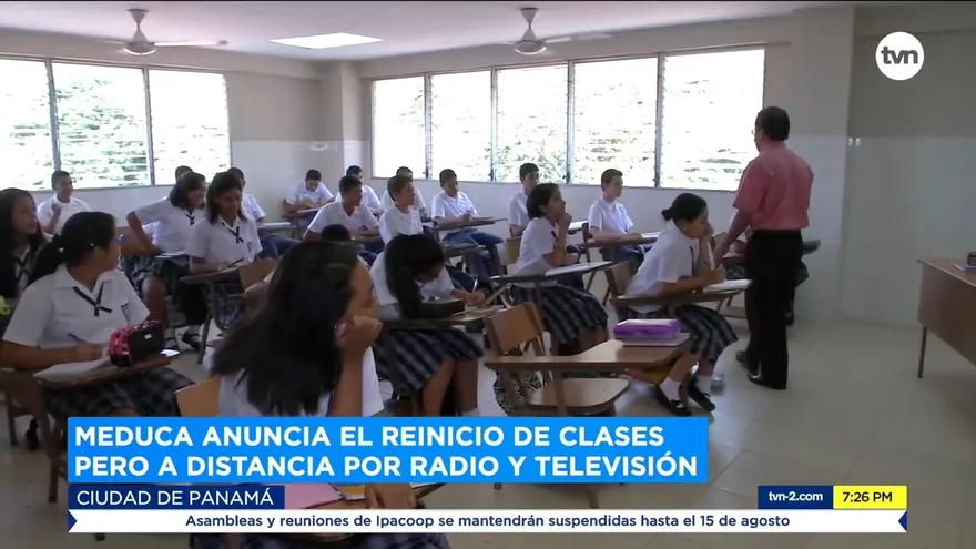 Meduca anuncia el reinicio de clases pero a distancia será a través de radio y televisión