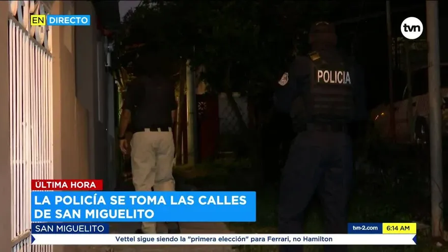 Varios detenidos en operativo antipandillas en San Miguelito