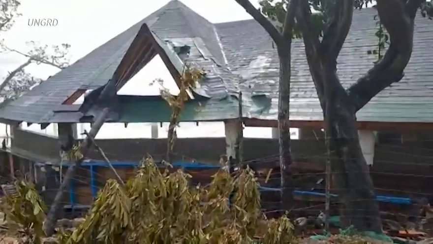 Archipiélago colombiano sufre destrozos tras coletazo de Eta