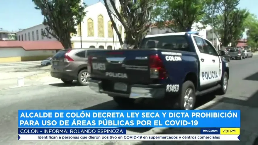 Alcalde de Colón decreta ley seca y dicta prohibiciones para uso de áreas públicas