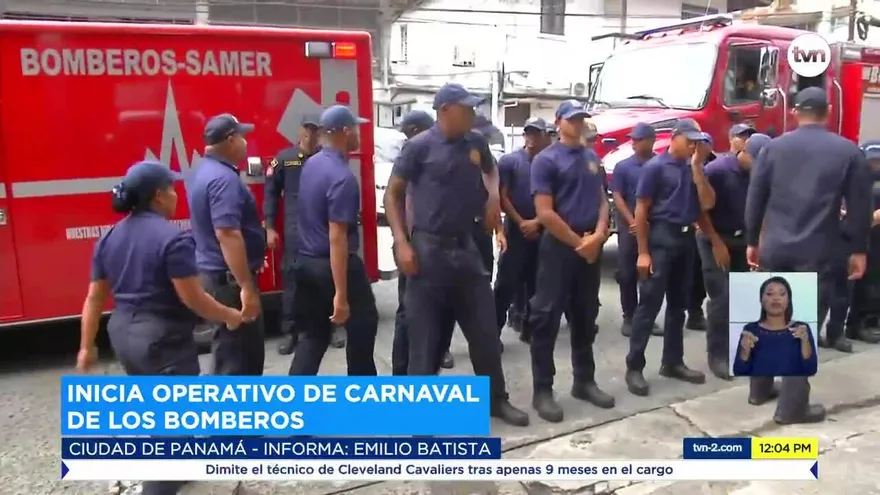 Cuerpo de Bomberos de Panamá arranca operativo por carnavales