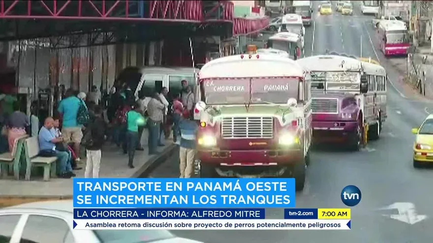El transporte público sigue siendo un problema en Panamá Oeste