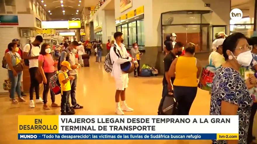 Movilización masiva al interior del país