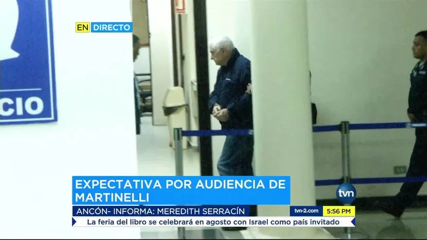 Audiencia a Martinelli sigue este miércoles