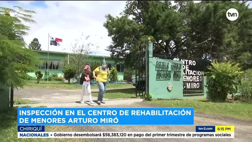 Inspeccionan centro de menores de Potrerillos